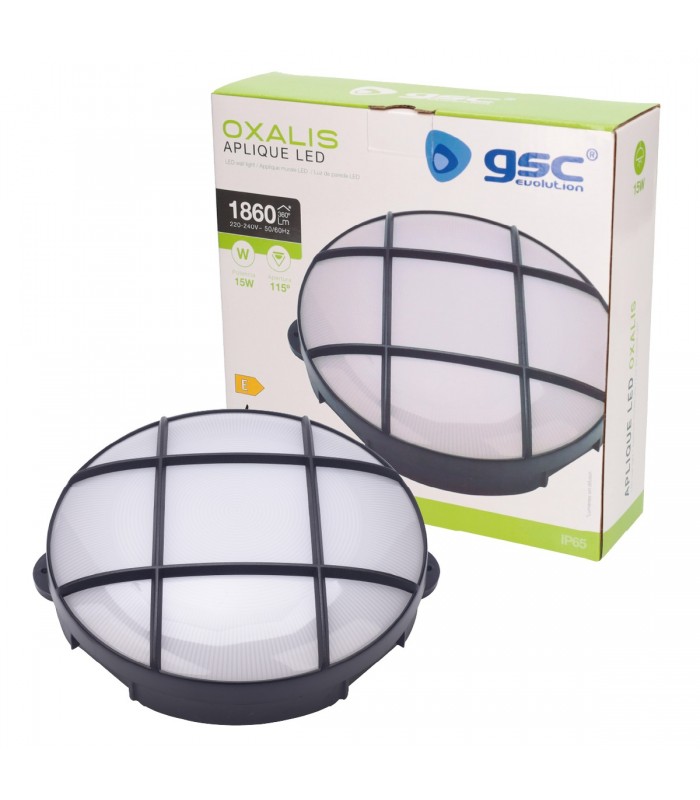 Aplique Redondo Led 15W 1860LM 115º IP65