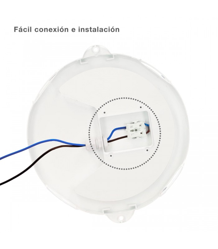 Aplique Redondo Led 15W 1860LM 115º IP65