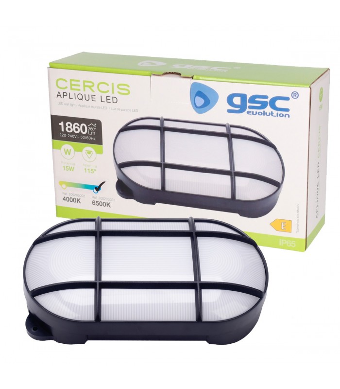 Aplique Oval Led 15W 1860LM 115º IP65