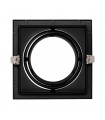 Marco empotrable orientable para AR111. Blanco/Negro