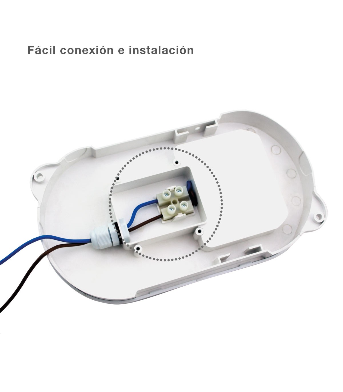 Aplique Oval Led 15W 1860LM 115º IP65