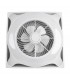 Ventilador Panel AC 66W 5400Lm 60x60 6 Aspas Blanco CCT