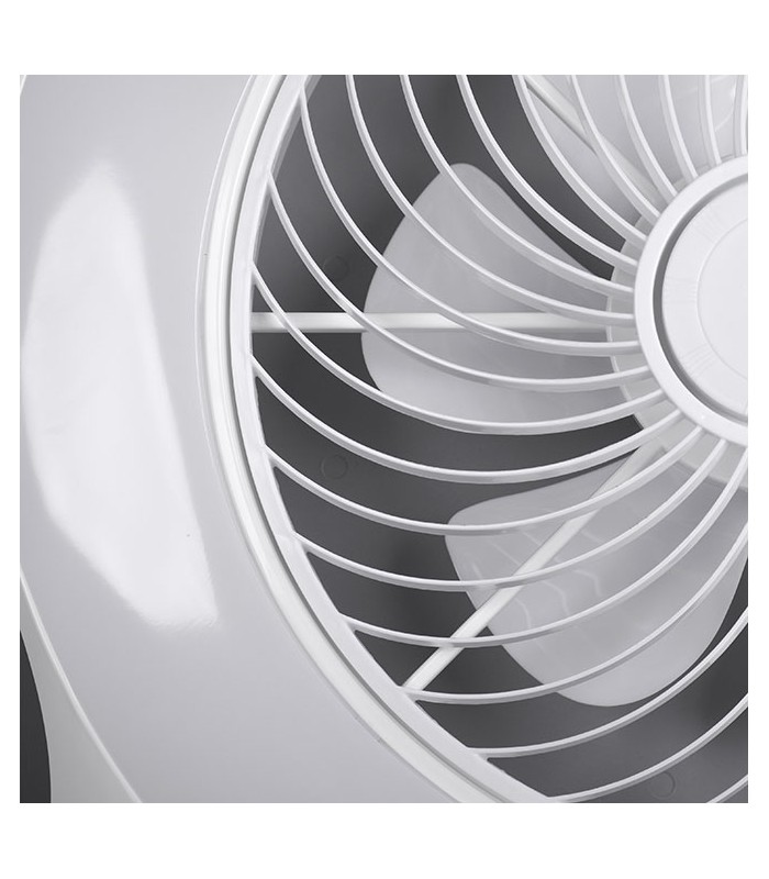 Ventilador Panel AC 66W 5400Lm 60x60 6 Aspas Blanco CCT