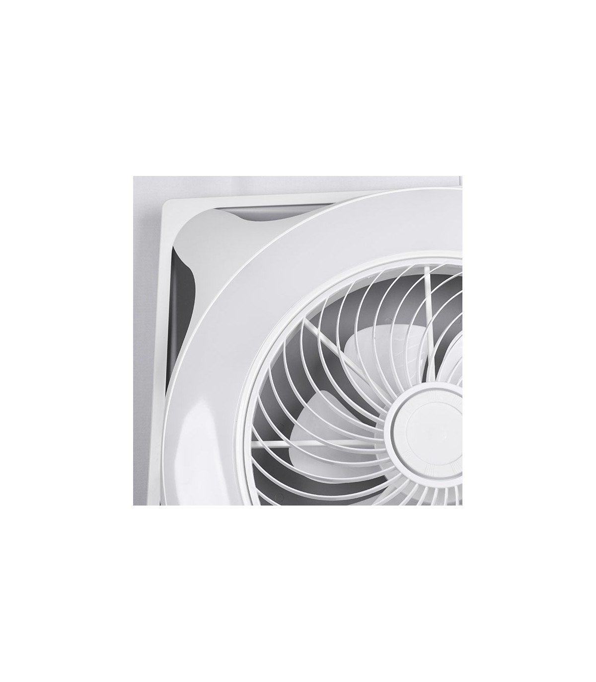 Ventilador Panel AC 66W 5400Lm 60x60 6 Aspas Blanco CCT