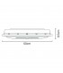Ventilador Panel AC 66W 5400Lm 60x60 6 Aspas Blanco CCT