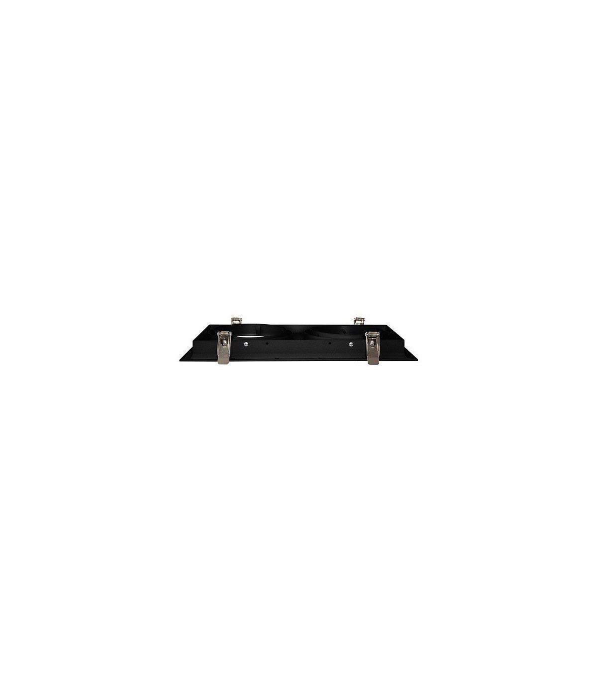 Marco empotrable orientable doble para AR111. Blanco/Negro
