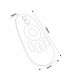 Mando RF 4 Zonas Monocolor / CCT