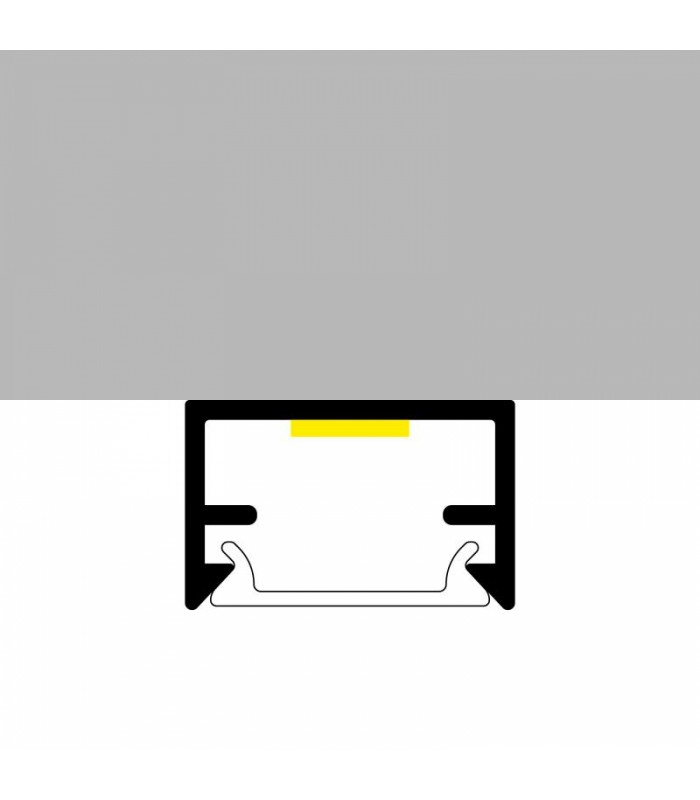 Perfil Aluminio STRUSH Superficie -2 Metros-