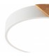 Plafón Wood Round Blanco/Madera 24W 2400Lm CCT