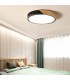 Plafón Wood Round Negro/Madera 24W 2400Lm CCT