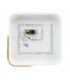 Plafón Wood Square Blanco/Madera 24W 2400Lm CCT