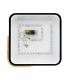 Plafón Wood Square Negro/Madera 24W 2400Lm CCT