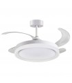 Ventilador DC Blanco Kigali 72W 6480LM 4 Aspas CCT