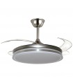 Ventilador de Techo Asgard DC 72W 6480Lm 4 Aspas Niquel CCT