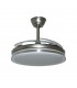 Ventilador de Techo Asgard DC 72W 6480Lm 4 Aspas Niquel CCT