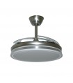 Ventilador de Techo Asgard DC 72W 6480Lm 4 Aspas Niquel CCT
