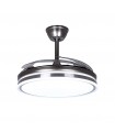 Ventilador de Techo Asgard DC 72W 6480Lm 4 Aspas Niquel CCT