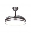 Ventilador de Techo Asgard DC 72W 6480Lm 4 Aspas Niquel CCT