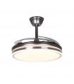 Ventilador de Techo Asgard DC 72W 6480Lm 4 Aspas Niquel CCT