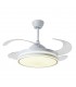Ventilador de Techo Asgard Maxi DC 72W 6480Lm 4 Aspas Blanco CCT