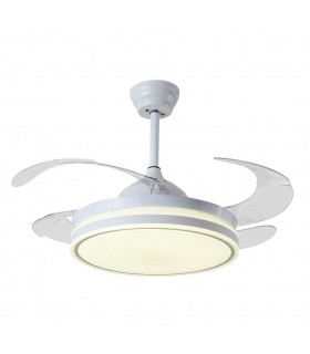 Ventilador de Techo Asgard Maxi DC 72W 6480Lm 4 Aspas Blanco CCT