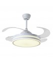 Ventilador de Techo Asgard Maxi DC 72W 6480Lm 4 Aspas Blanco CCT