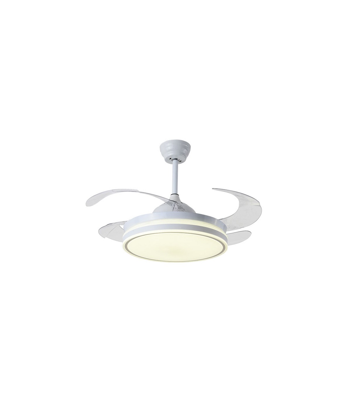 Ventilador de Techo Asgard Maxi DC 72W 6480Lm 4 Aspas Blanco CCT