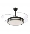 Ventilador de Techo Asgard Maxi DC 72W 6480Lm 4 Aspas Negro CCT