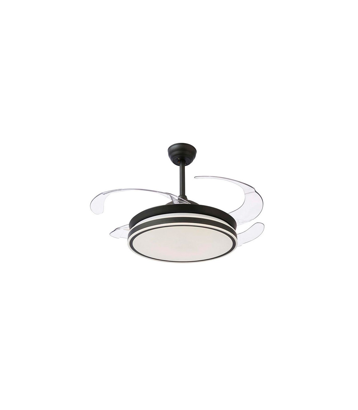 Ventilador de Techo Asgard Maxi DC 72W 6480Lm 4 Aspas Negro CCT