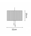Lámpara Colgante Origami 16W 1280Lm CCT