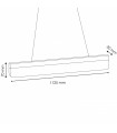 Lámpara Colgante Lineal Led VISION 30W 3600Lm