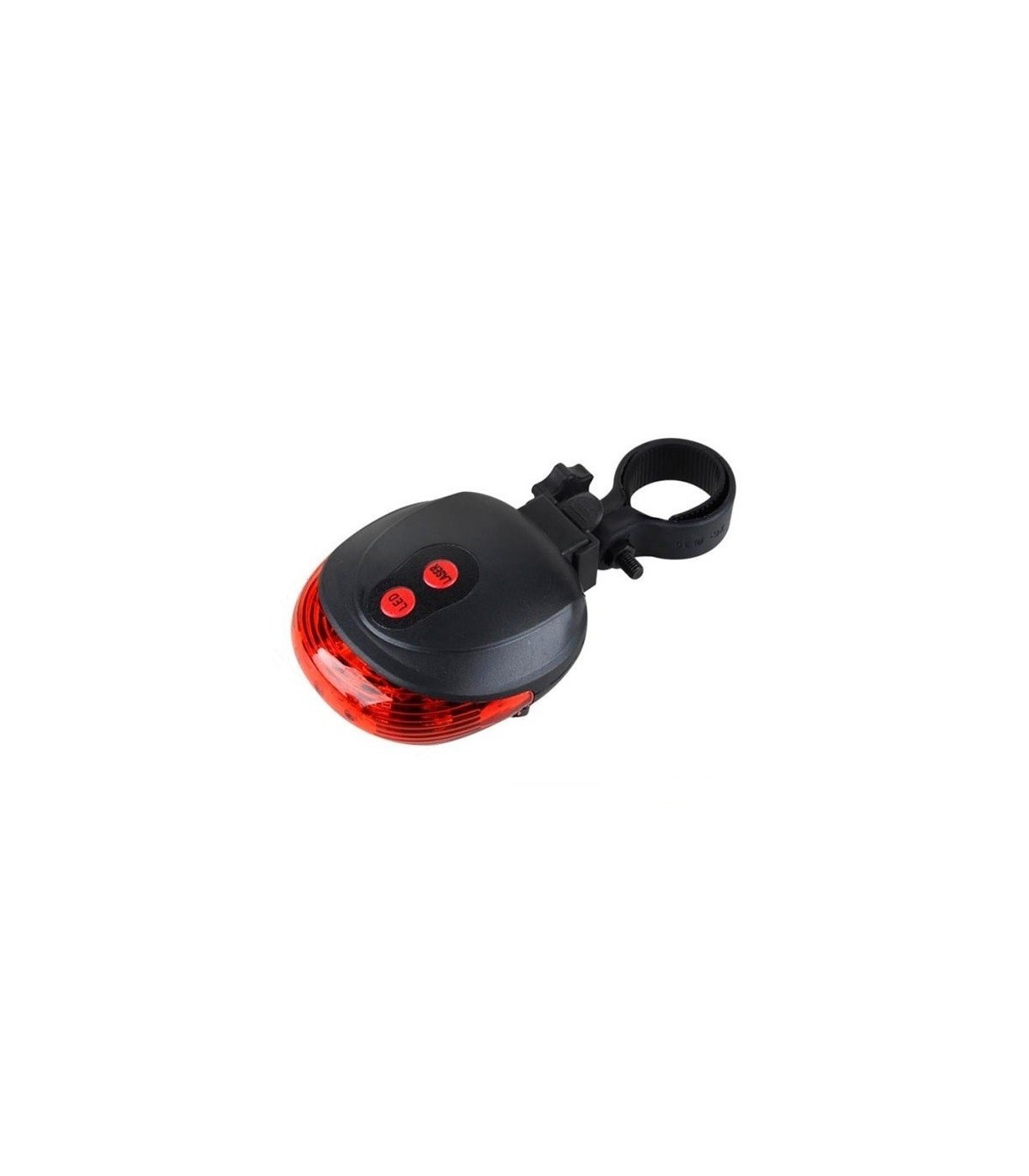 Luz trasera bicicleta LED + Laser 3 tipos de Flash