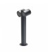 Baliza URBAN DOUBLE LEDME 2xGU10 Negro