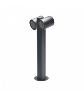 Baliza URBAN DOUBLE LEDME 2xGU10 Negro