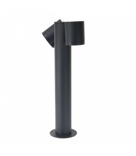 Baliza URBAN DOUBLE LEDME 2xGU10 Negro