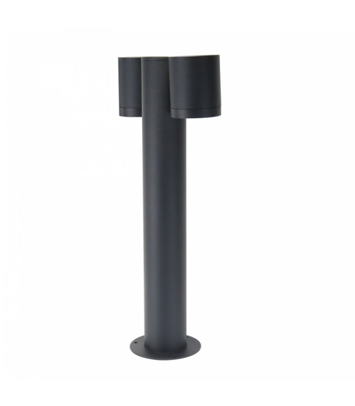 Baliza URBAN DOUBLE LEDME 2xGU10 Negro