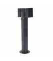 Baliza URBAN DOUBLE LEDME 2xGU10 Negro