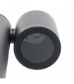 Baliza URBAN DOUBLE LEDME 2xGU10 Negro