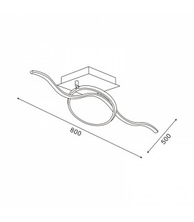 Lámpara de Techo Somersault 45W 3600Lm CCT
