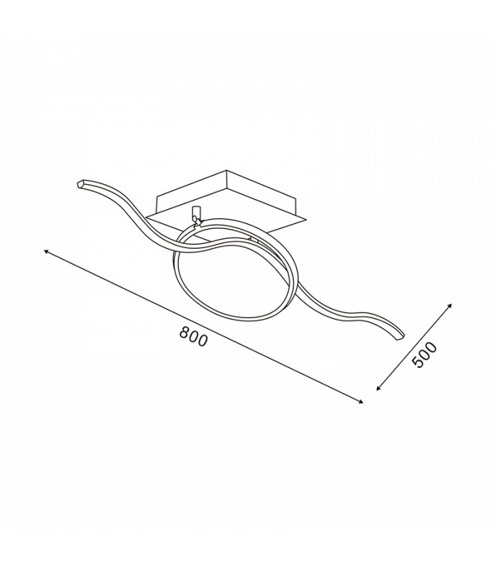 Lámpara de Techo Somersault 45W 3600Lm CCT