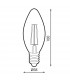 Bombilla Vela LED filamento 4W 400Lm 330º E14 2500K Ambar Serie VINTAGE