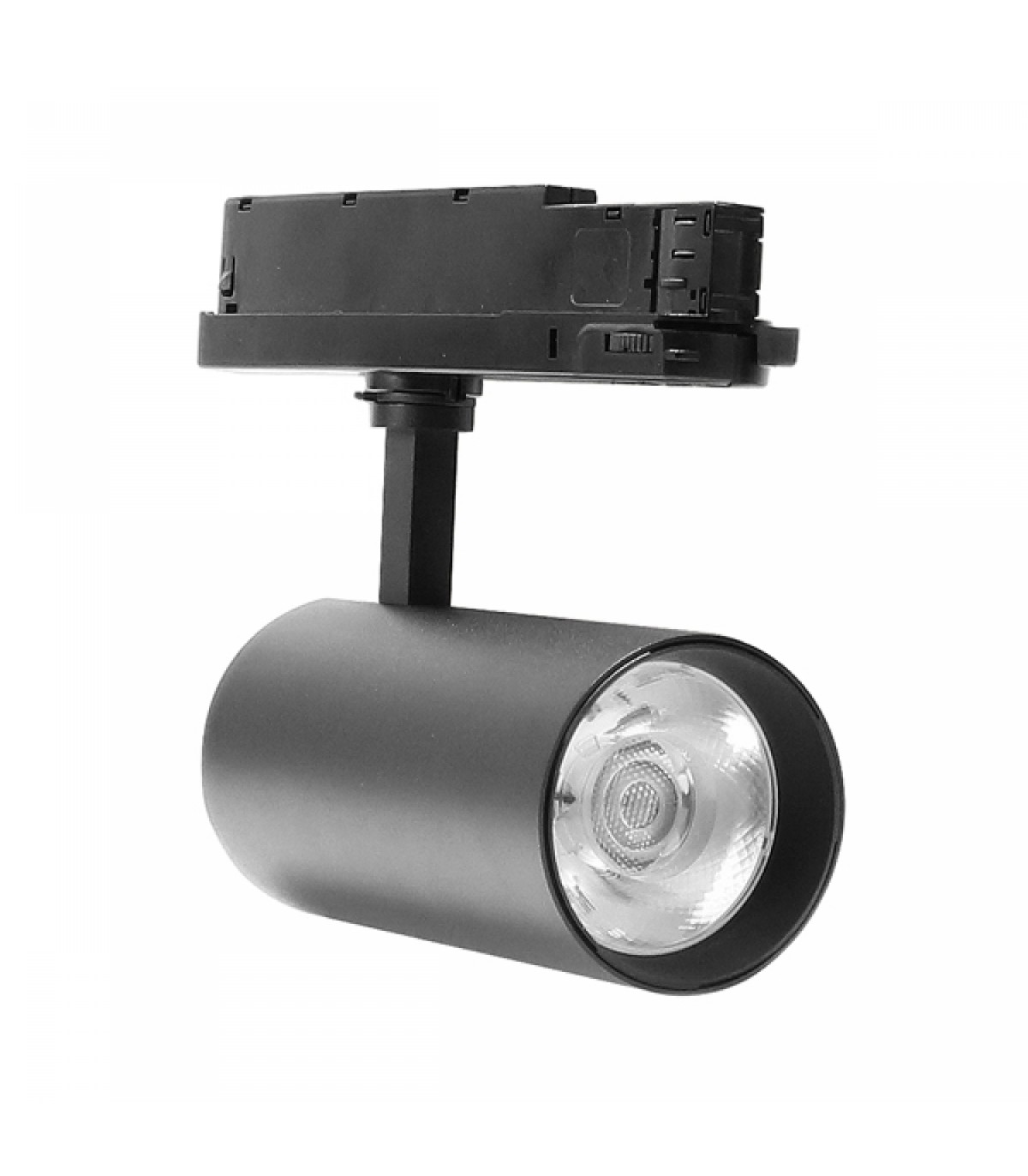 Foco Carril Trifásico MILAN 30W 2700Lm 36º Negro