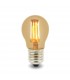 Bombilla LED filamento 4W 400Lm 330º E27 2500K Ambar Serie VINTAGE