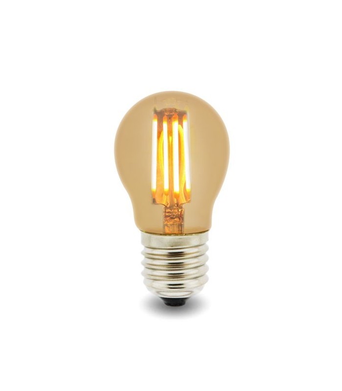 Bombilla LED filamento 4W 400Lm 330º E27 2500K Ambar Serie VINTAGE