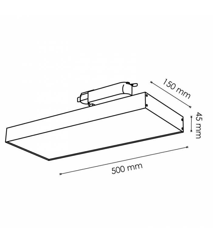 Foco Caril Monofásico PROMAX 40W 4400Lm Blanco o Negro