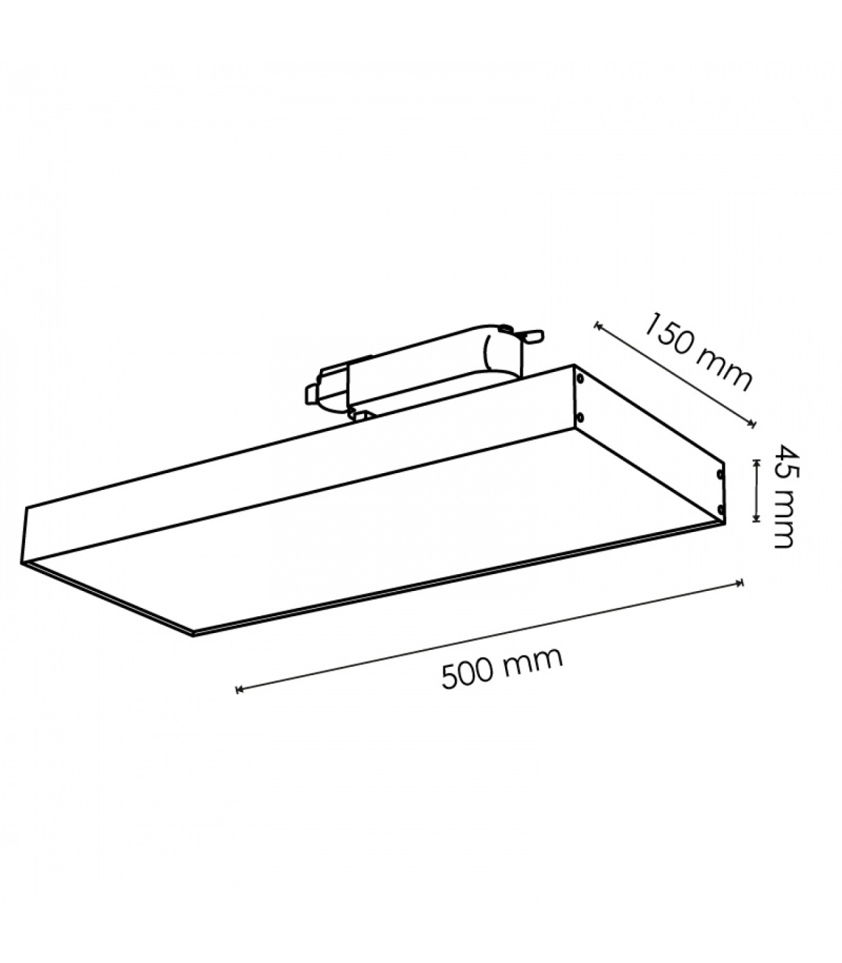 Foco Caril Monofásico PROMAX 40W 4400Lm Blanco o Negro