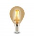 Bombilla LED filamento 4W 400Lm 330º E14 2500K Ambar Serie VINTAGE