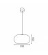 Lámpara Colgante Ovni 45W 3920Lm CCT
