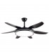 Ventilador de Techo Orion DC 72W 6480Lm 6 Aspas Negro CCT