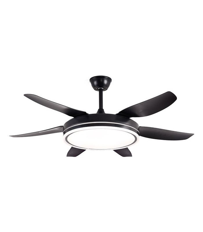 Ventilador de Techo Orion DC 72W 6480Lm 6 Aspas Negro CCT